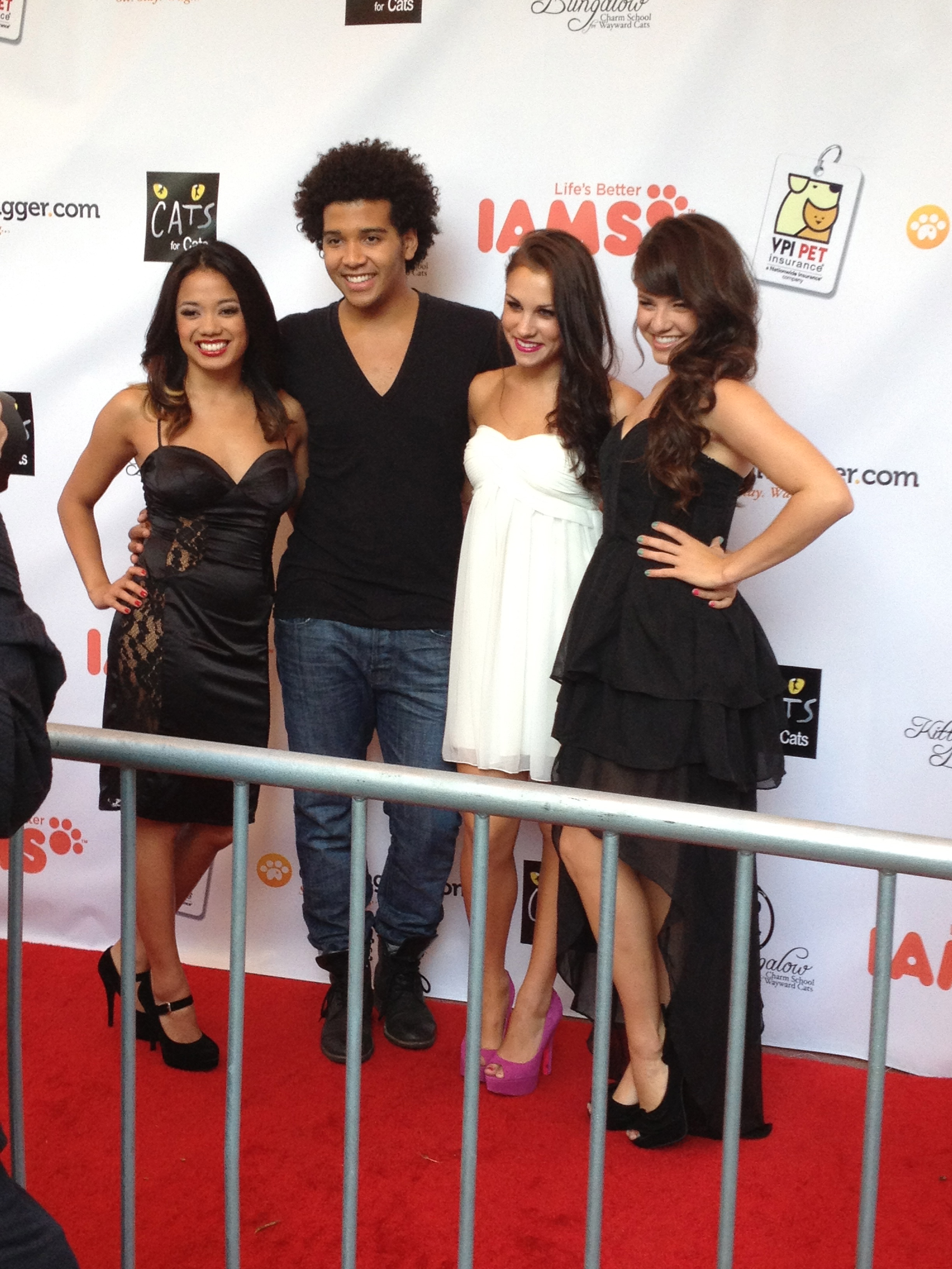 Cats for Cats Red Carpet with SYTYCD dancers.