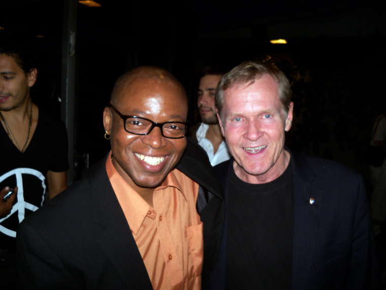 Larry Strong and William Sadler at the LA screening of 