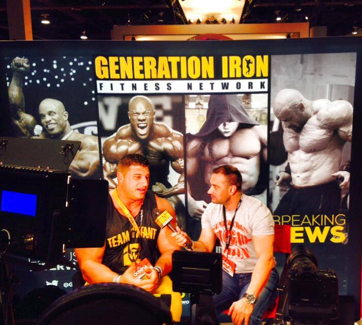 Filming for Generation Iron Fitness Network