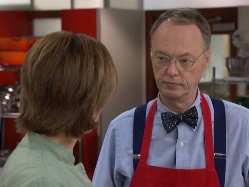 Still of Christopher Kimball and Becky Hays in America's Test Kitchen (2000)