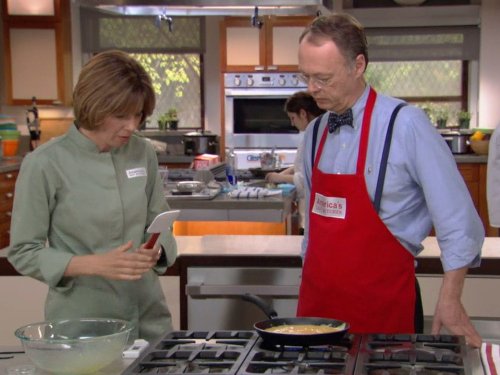 Still of Christopher Kimball and Becky Hays in America's Test Kitchen (2000)