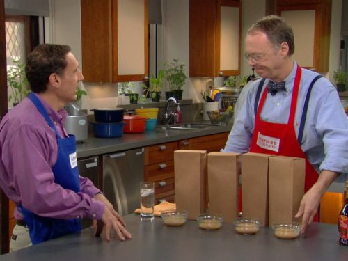 Still of Jack Bishop and Christopher Kimball in America's Test Kitchen (2000)