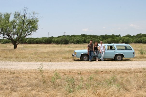 With Arianne Martin and John Elliott on location for THE OTHER SIDE OF PARADISE.