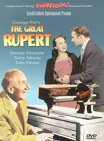 Jimmy Durante, Tom Drake, Terry Moore and Rupert in The Great Rupert (1950)