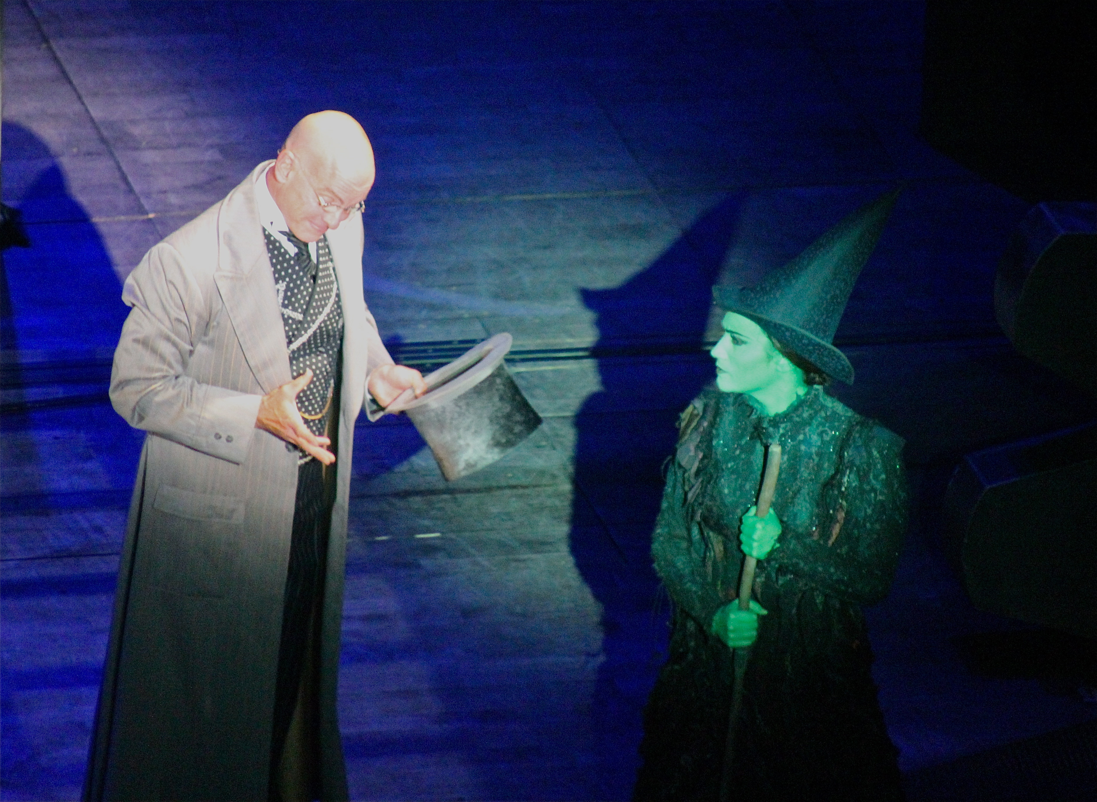 As the Wizard in WiCKED w/ Eden Espinosa.