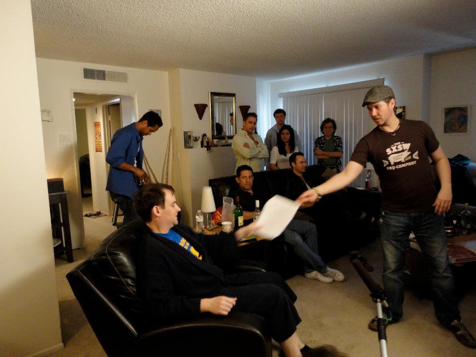 Scott R. Tomasso directing on the set of 