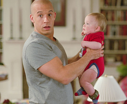 Vin Diesel (left), Luke/Bo Vink (right).