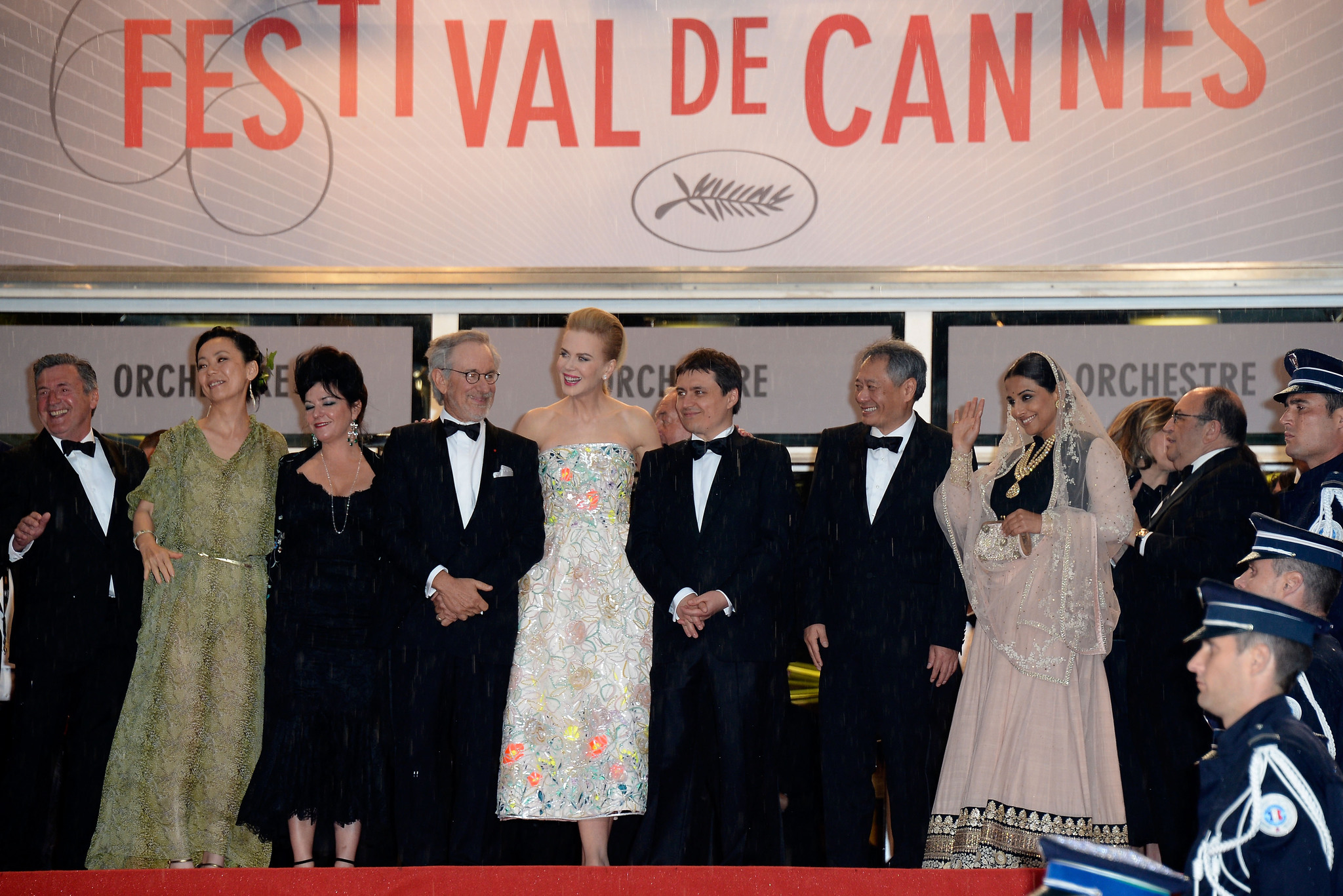 Nicole Kidman, Steven Spielberg, Ang Lee, Daniel Auteuil, Naomi Kawase, Cristian Mungiu, Lynne Ramsay and Vidya Balan at event of Didysis Getsbis (2013)