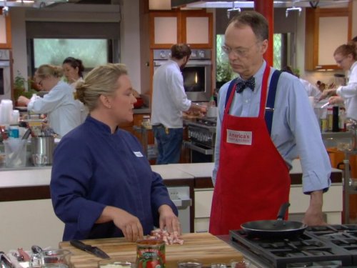 Still of Christopher Kimball and Julia Collin Davison in America's Test Kitchen (2000)