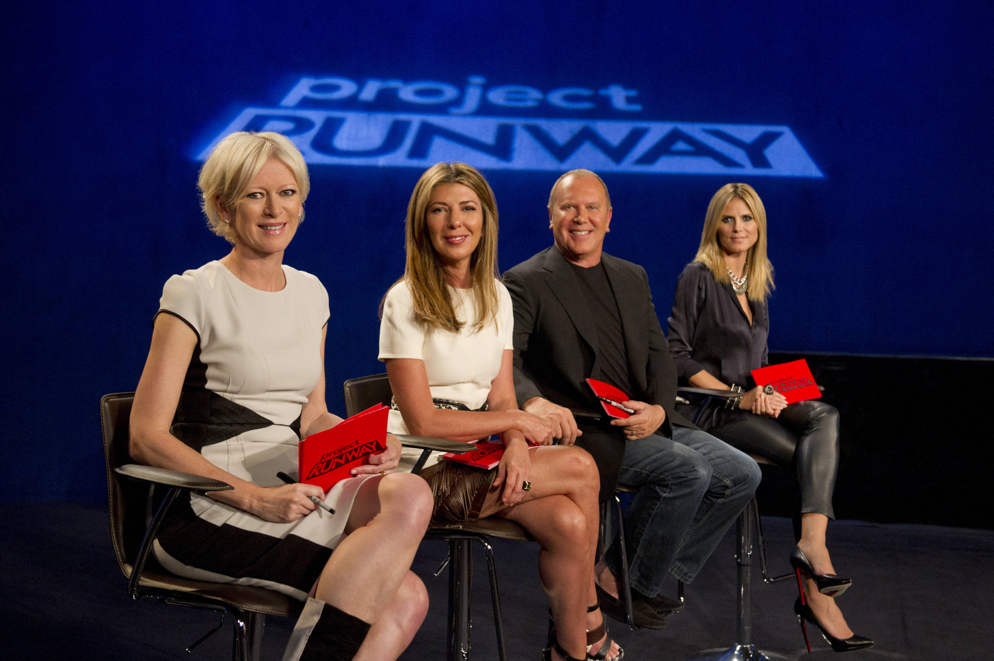 Still of Heidi Klum, Nina Garcia, Michael Kors and Joanna Coles in Project Runway (2004)