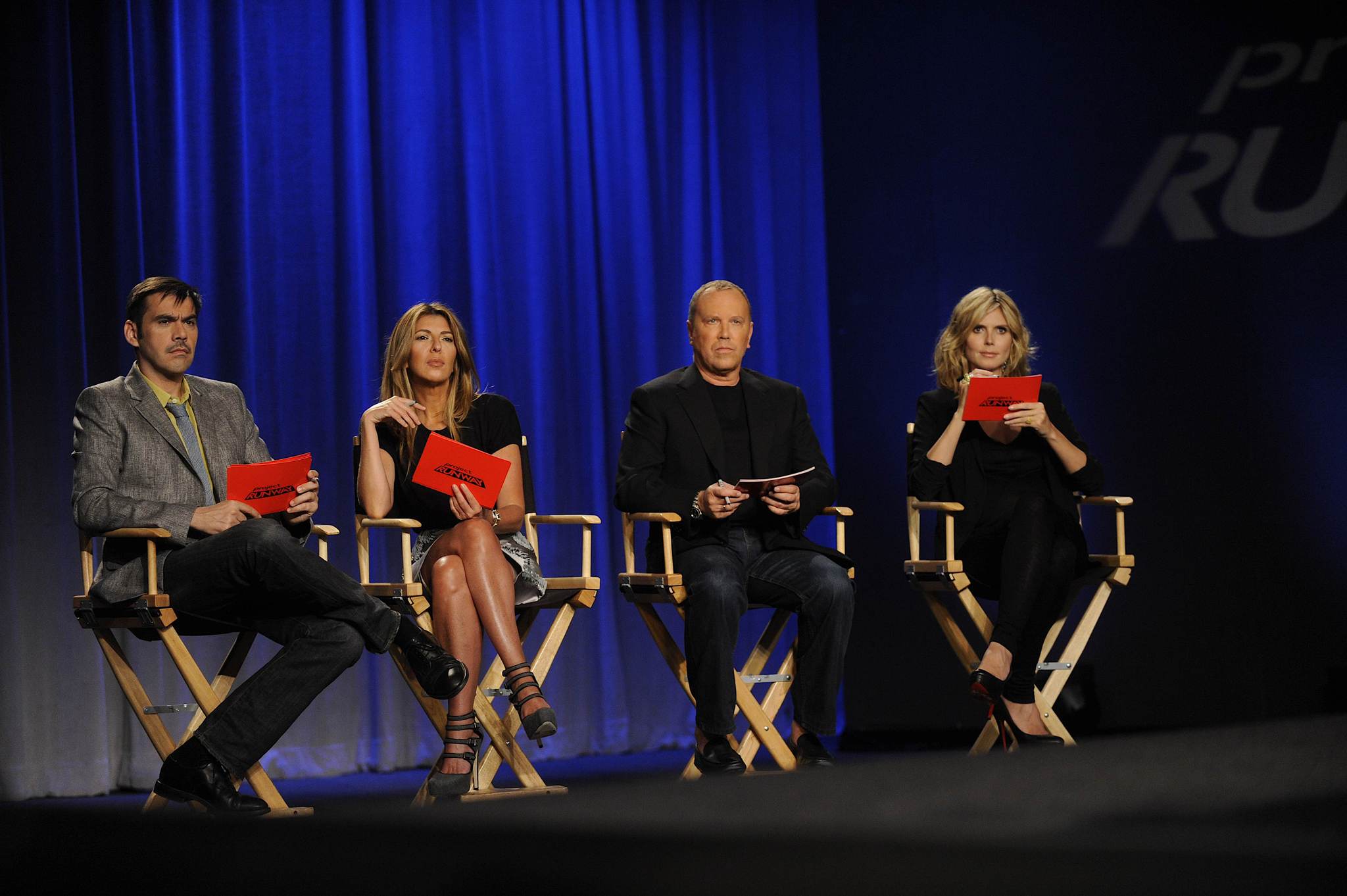 Still of Heidi Klum, Nina Garcia and Michael Kors in Project Runway (2004)