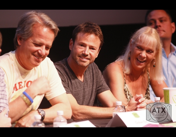 2014 ATX Festival Shown here with Hey Dude (head writer) Graham Yost, Co-stars David Lascher and Geoffrey Coy