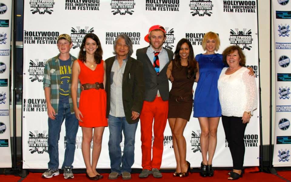Director, producer and cast of A Better Place film screening at Hollywood Reel Independent Film Festival, winner of BEST INDEPENDENT FEATURE FILM award 2015.
