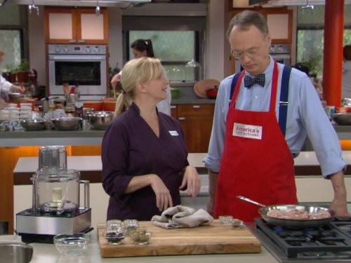 Still of Christopher Kimball and Bridget Lancaster in America's Test Kitchen (2000)