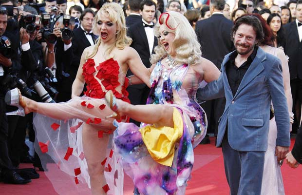 Dirty Martini Julie Atlas Muz on the Red Carpet at Cannes 2010
