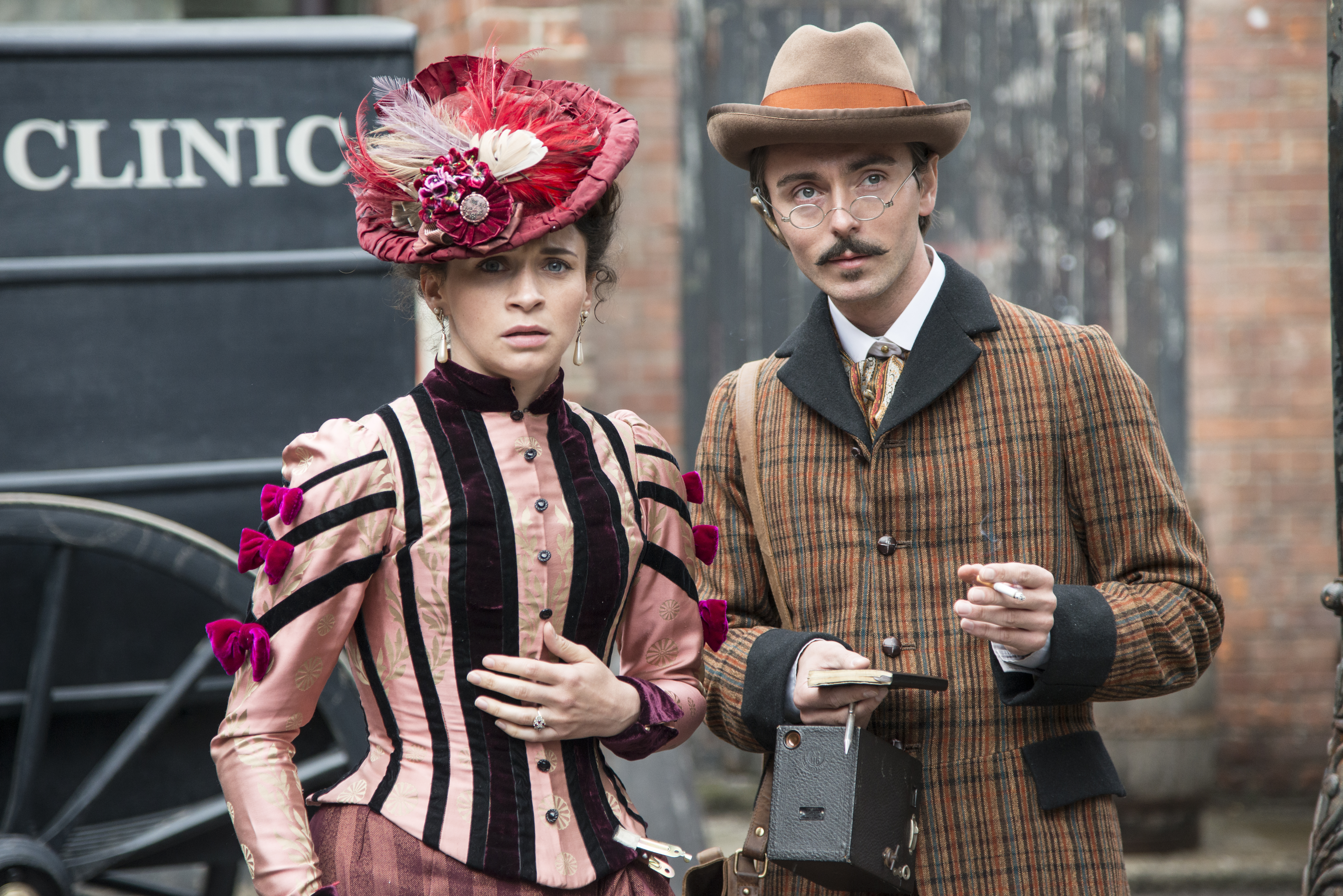 Still of Charlene McKenna and David Dawson in Ripper Street (2012)