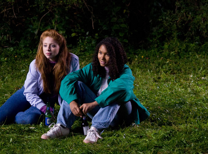 Greta Onieogou as Sara and Melanie Leishman as Melanie in 