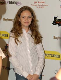 Emma on the Red Carpet of the Summer Film Festival at the Elysian Theater