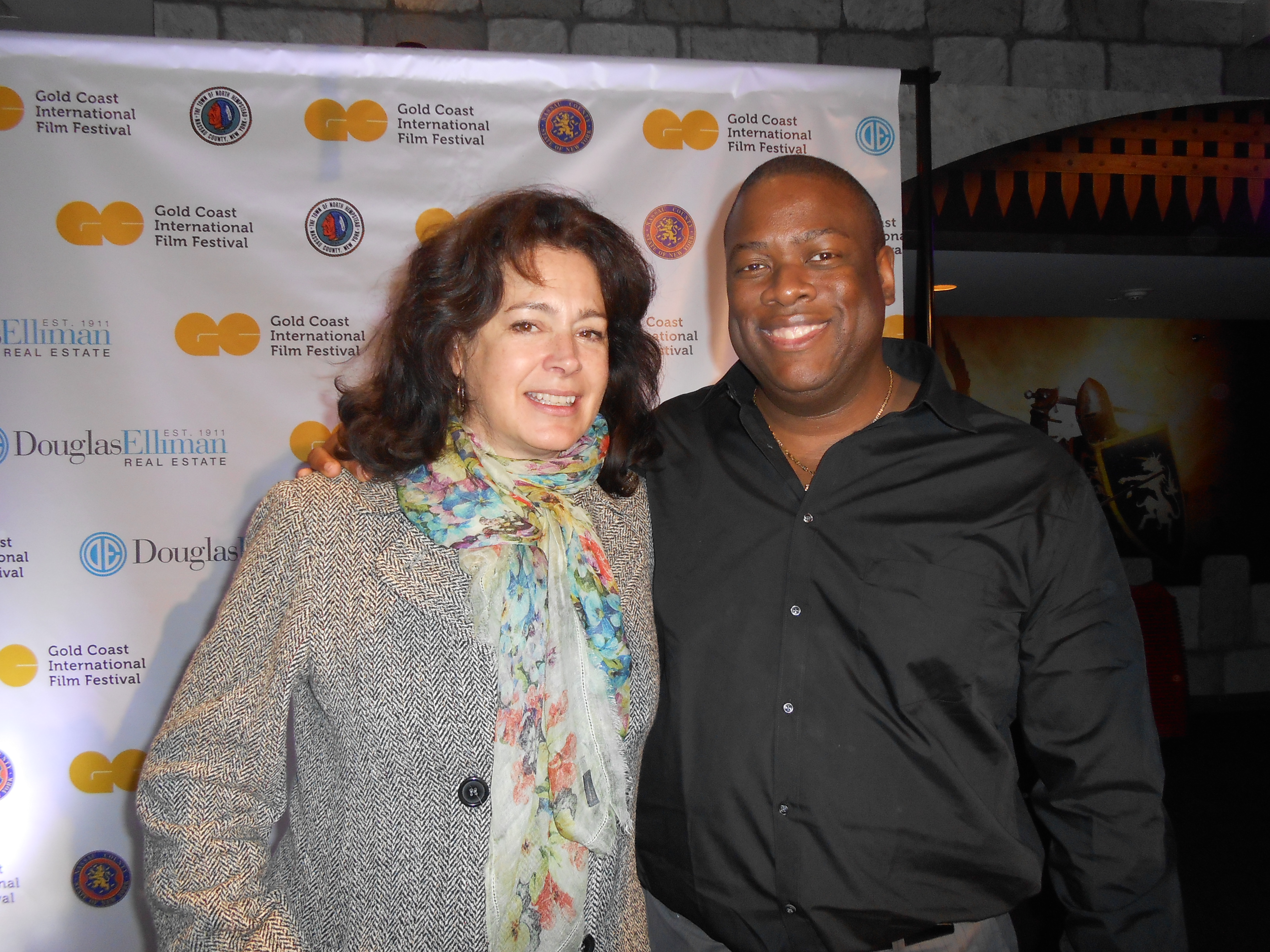 Sean Young and Michael J. Arbouet at the Gold Coast International Film Festival