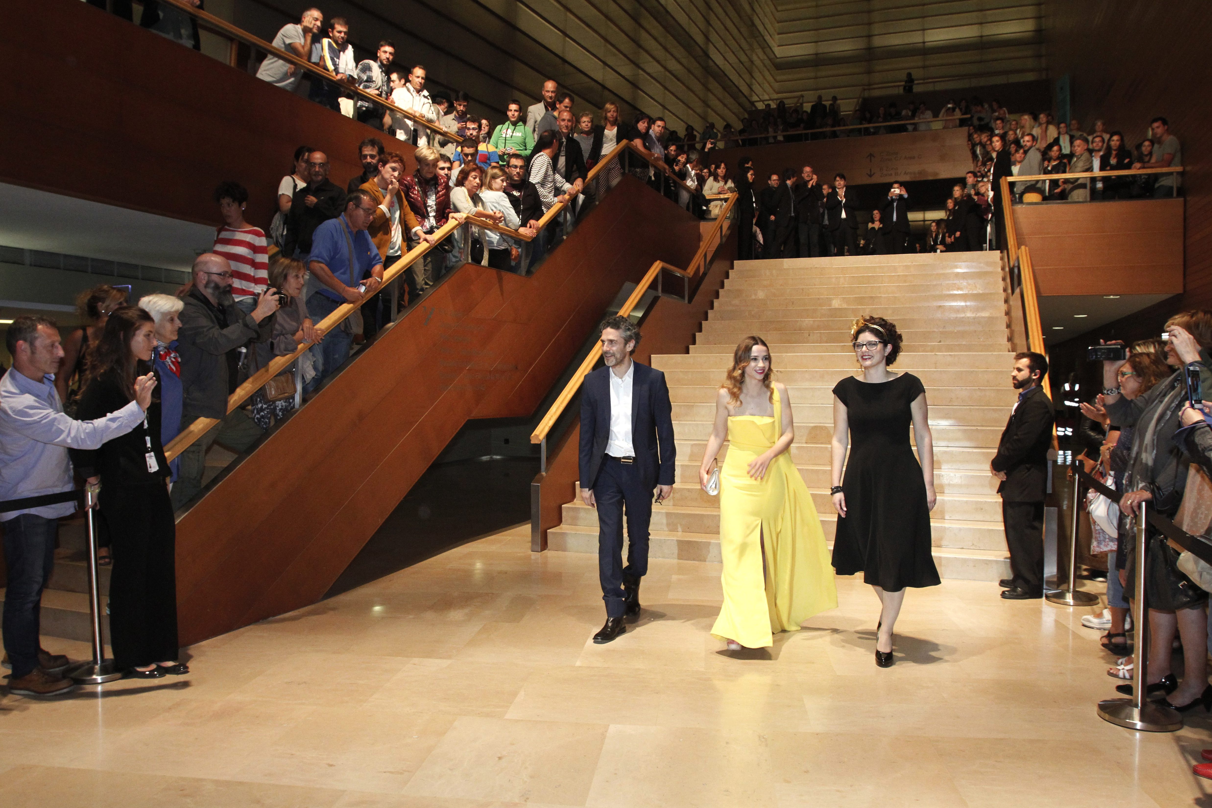 Leonardo Sbaraglia, Celeste Cid, Anahi Berneri. Aire Libre Film. San Sebastian Film Festival 2014