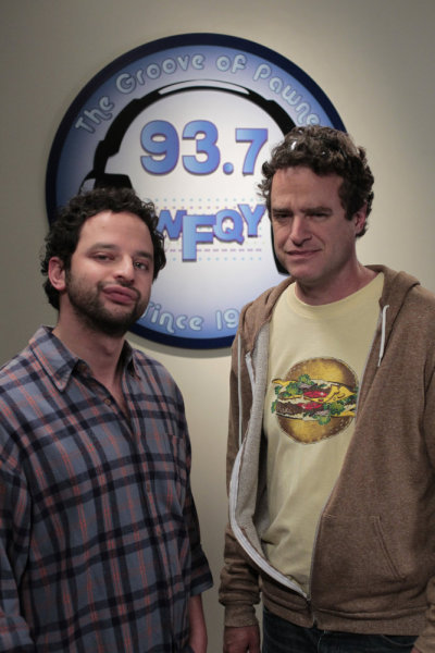 Still of Matt Besser and Nick Kroll in Parks and Recreation (2009)