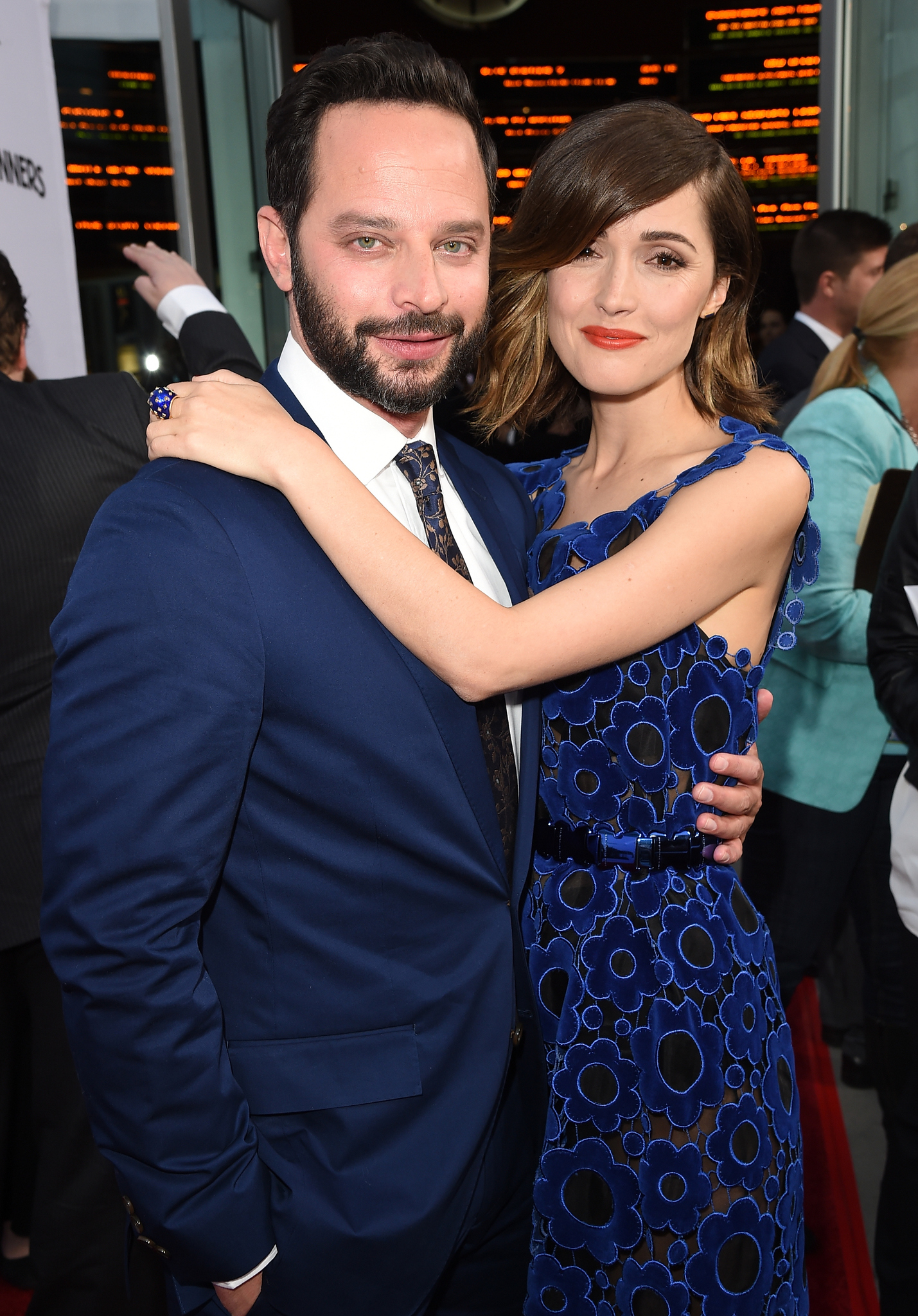 Rose Byrne and Nick Kroll at event of Adult Beginners (2014)