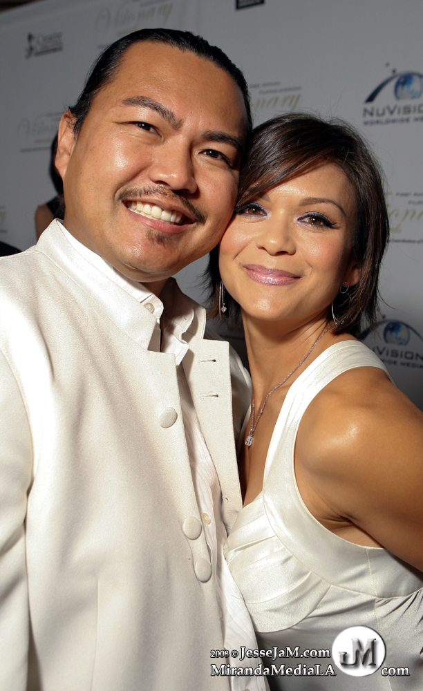 Jesse Jam Miranda and Nia Peeples at Fil-Am Visionary Awards