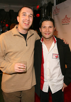 Corey Feldman and Matthew Senreich at event of Robot Chicken (2005)