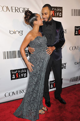 Swizz Beatz and Alicia Keys