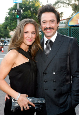 Robert Downey Jr. and Susan Downey at event of Griaustinis tropikuose (2008)