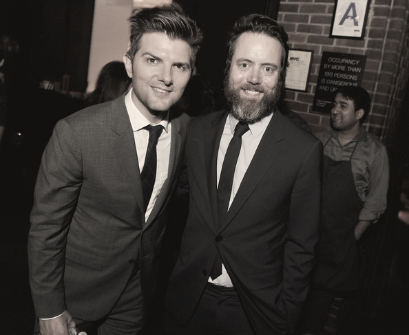 Jon and Adam Scott at Walter Mitty Premiere