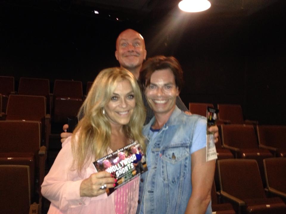 HOLLYWOOD SHORTS @ The Whitefire Theatre in Studio City actor John Downey III with my gal Lydia Cornell ...