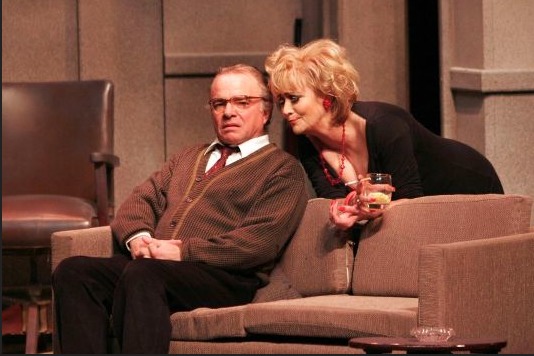 Sean taylor with Fiona Ramsey in Who's Afraid of Virginia Woolf at the Baxter Theatre Cape Town