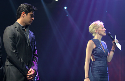 Sharon Stone and Wilmer Valderrama