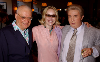 Sharon Stone, Martin Short and George Christie at event of Primetime Glick (2001)