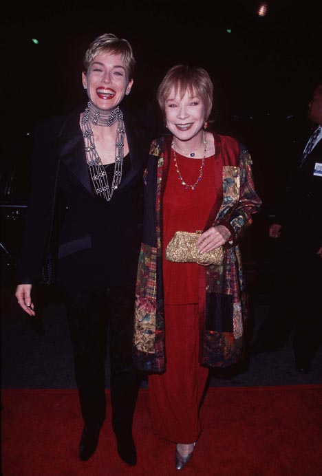 Sharon Stone and Shirley MacLaine at event of The Evening Star (1996)