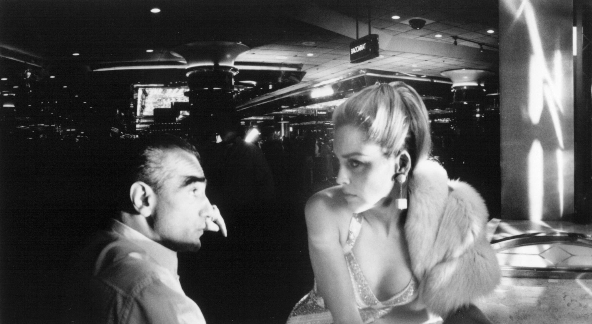 Still of Martin Scorsese and Sharon Stone in Kazino (1995)