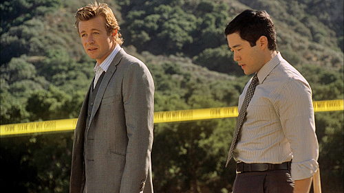 Still of Tim Kang and Jane Simon in Mentalistas (2008)