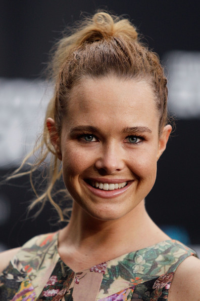 Krew Boylan arrives at the Tropfest 2012 short film festival at The Royal Botanic Gardens on February 19, 2012 in Sydney, Australia.