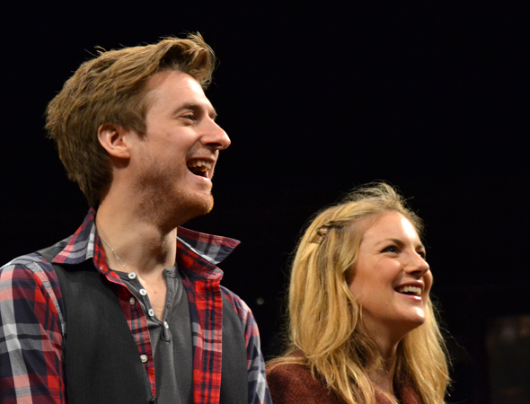 Once on Broadway with costar, Arthur Darvill