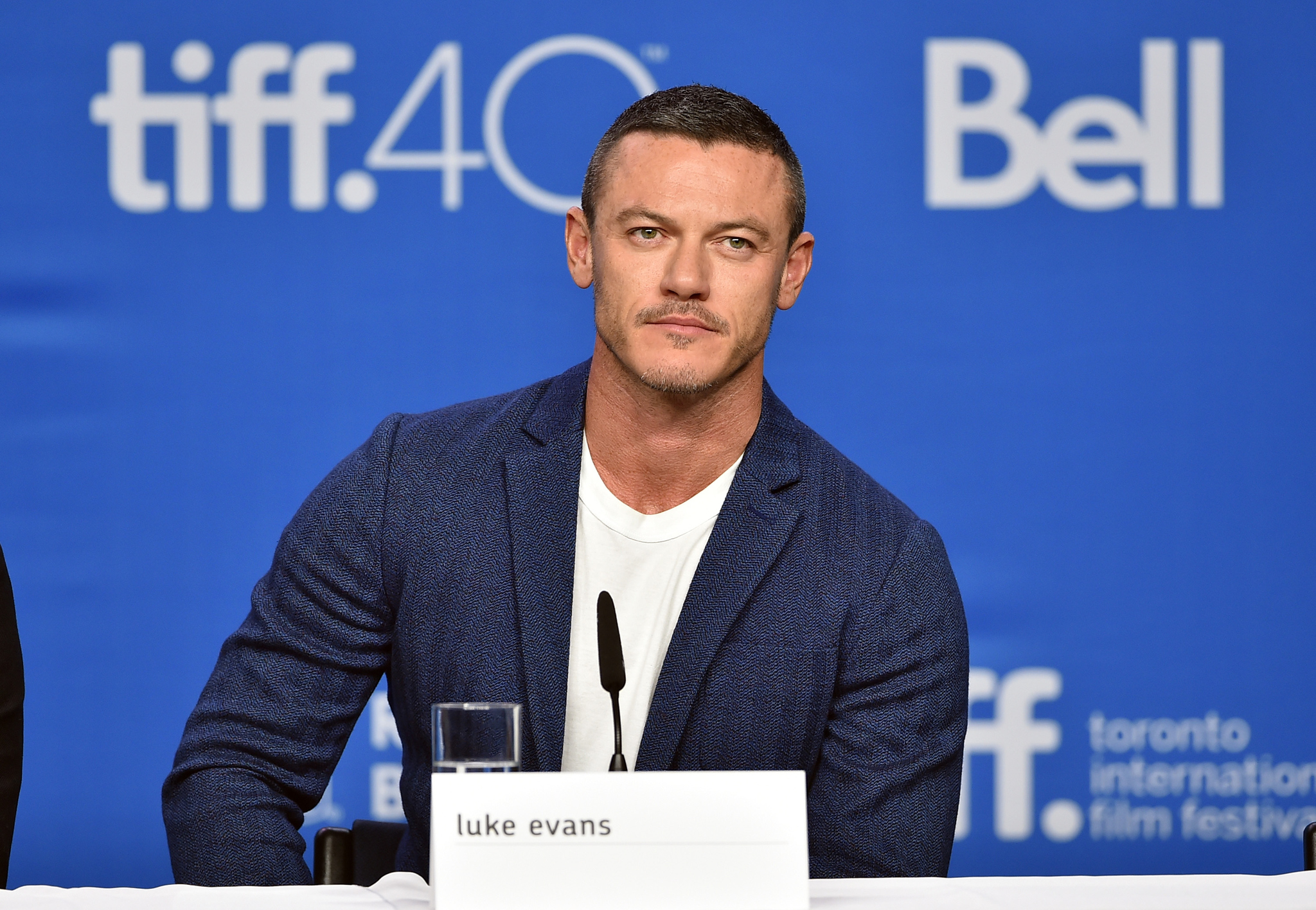 Luke Evans at event of High-Rise (2015)
