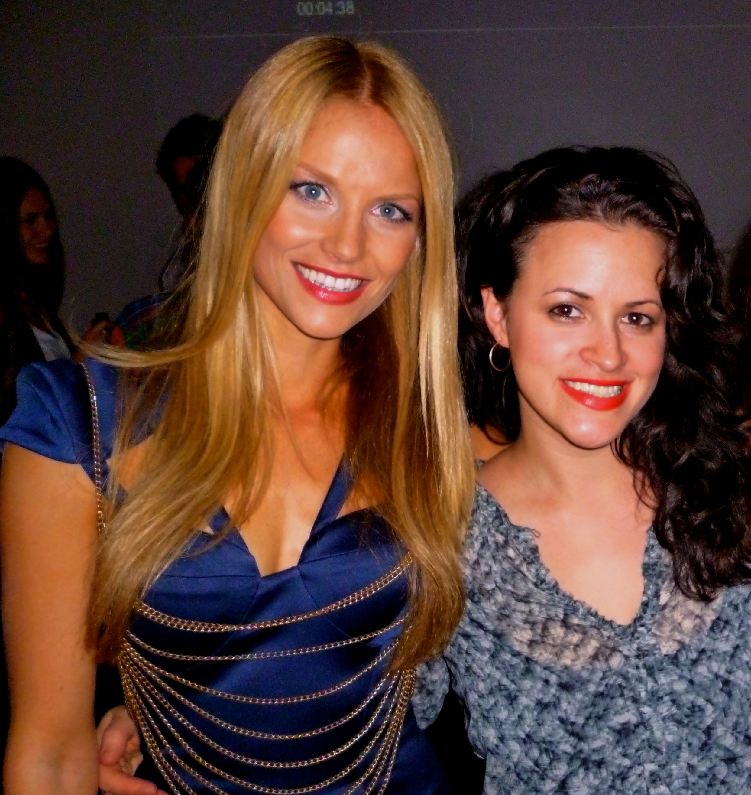 with actress Ellen Hollman for Visual Impact charity fundraiser in Hollywood.