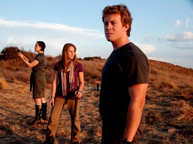 Still of Whitney Avalon, Katie Leclerc and Patrick Quinlan in Seven Lanterns