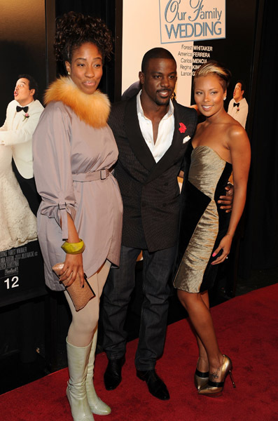 Eva Marcille and Lance Gross at event of Our Family Wedding (2010)