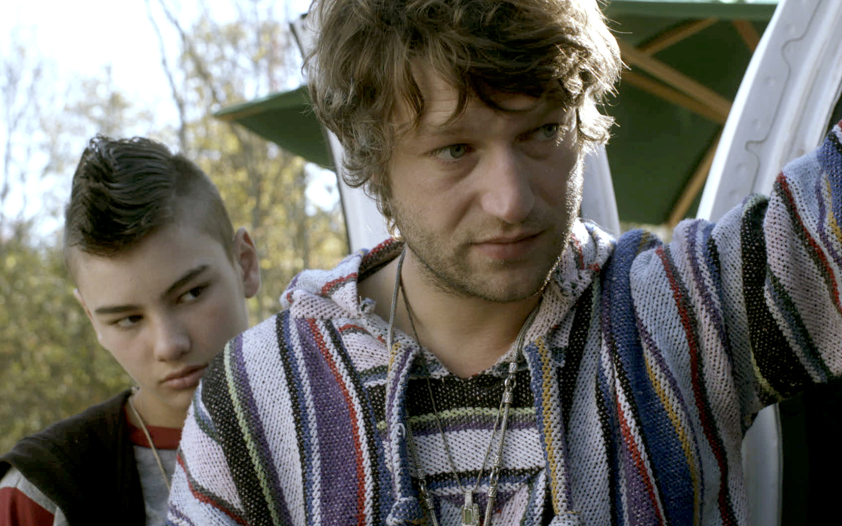 Still of Peter Scanavino and Silas Yelich in The Cold Lands (2013)