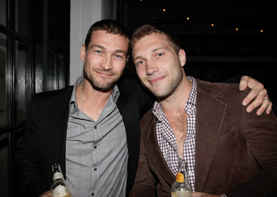 Andy Whitfield and Jai Courtney