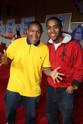 Kyle Massey and Christopher Massey at event of College Road Trip (2008)