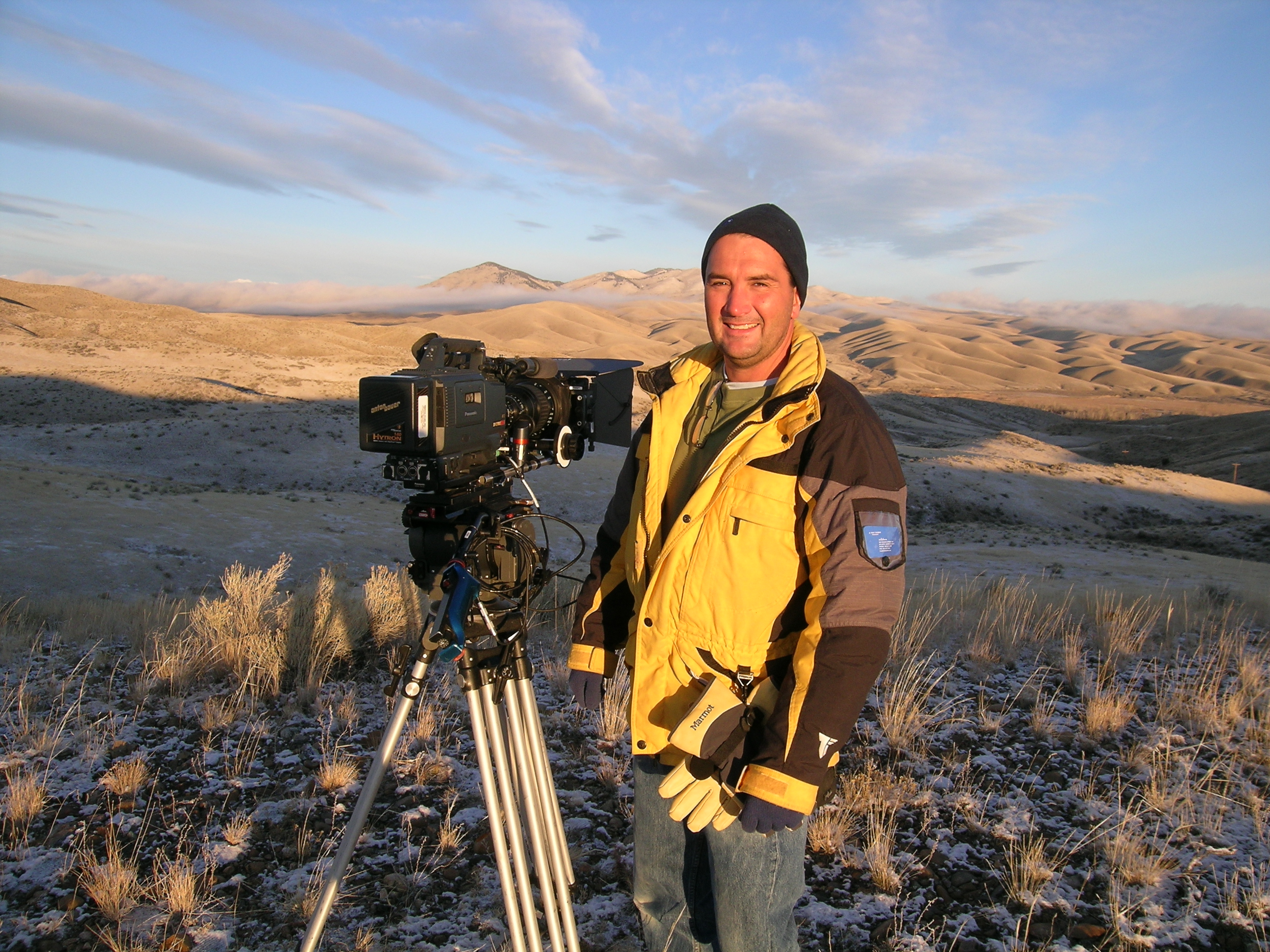 Troy working in Montana.