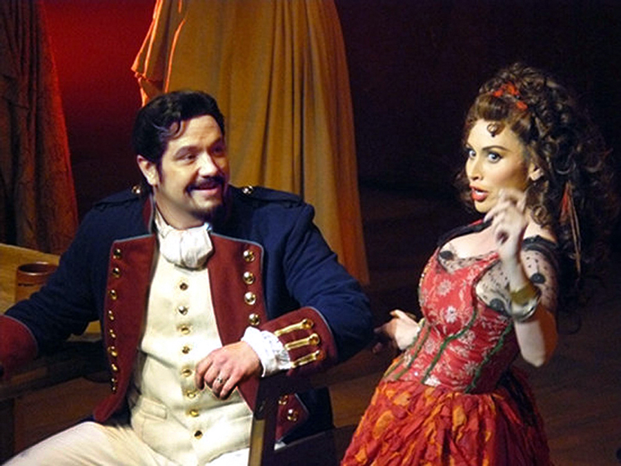 Dale Branston as 'Sergeant Garcia' in Zorro - The Musical. With Lesli Margherita (Search IMDb)