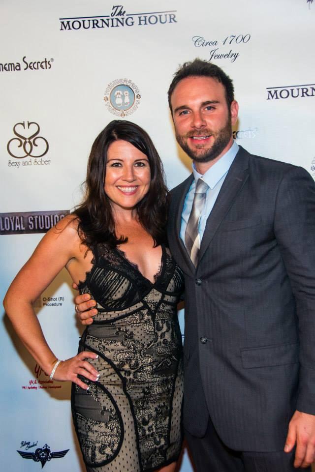 Christy Lee Hughes & Bryan Kaplan arrive at the Egyptian Theater